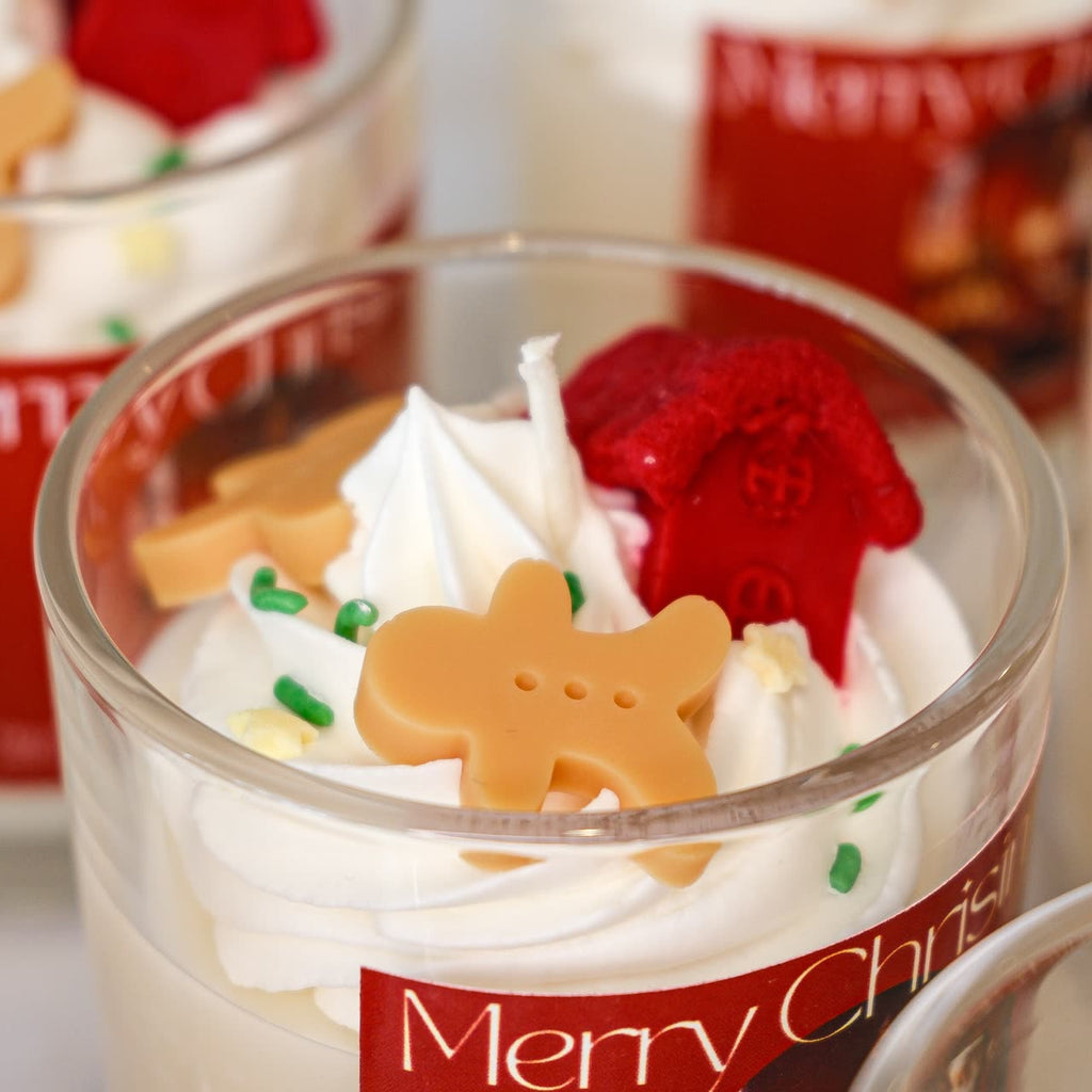 Candle Gingerbread Brown Soy Wax